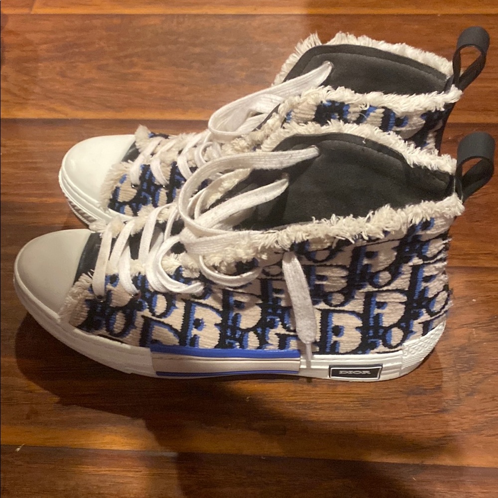 Dior High-Top Sneakers - Blue and Black
